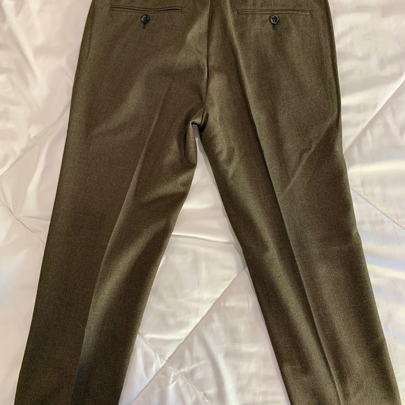 Taupe paisley & gray suit pants - Picture 2 of 4